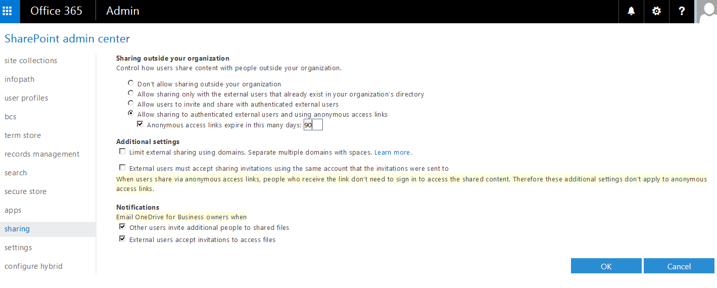 Share Sharepoint Site With External Users