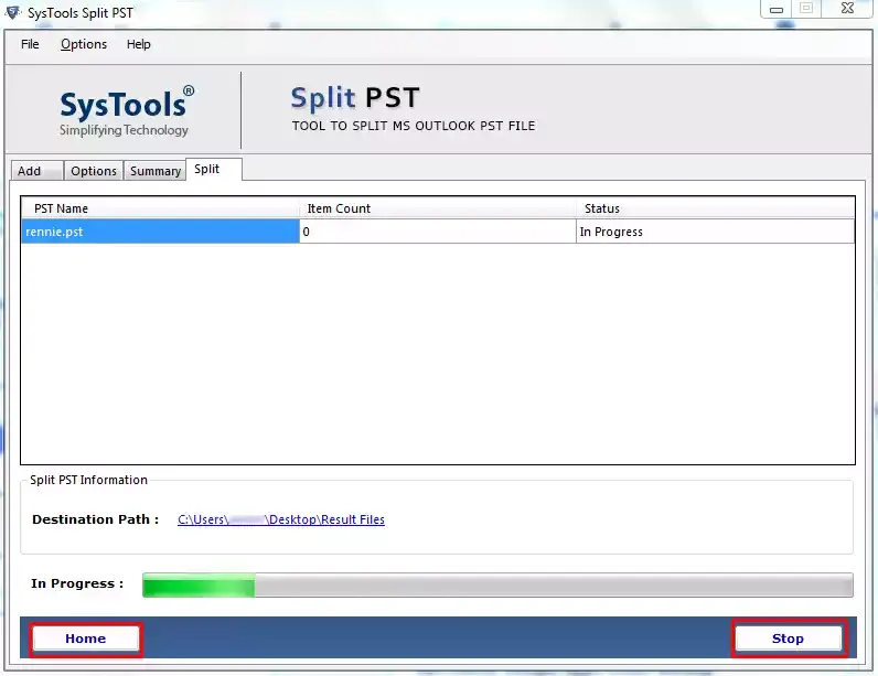 split Outlook PST file into smaller parts