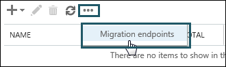 Migration endpoints