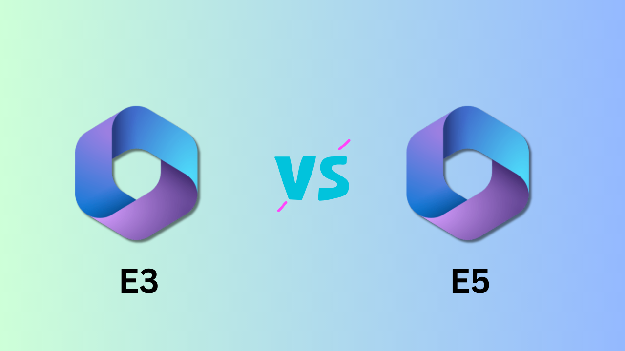 difference between microsoft 365 e3 and e5