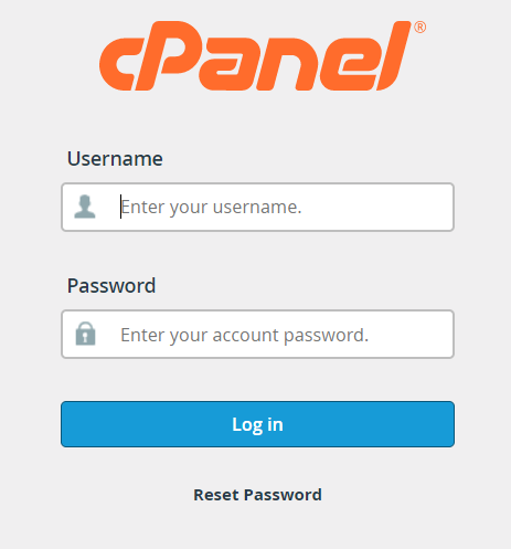 Log into your cPanel account for cPanel email backup